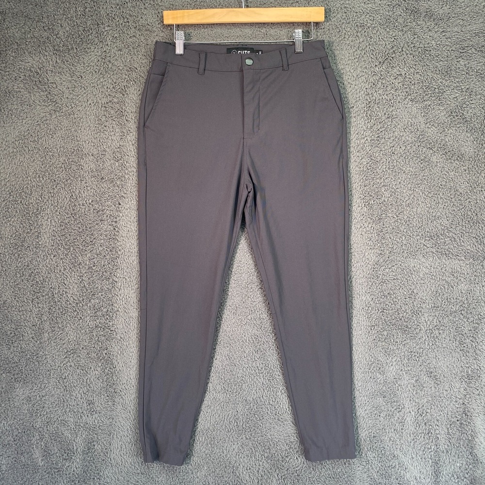 Cuts Clothing Mens Joggers Medium 30x28 Gray AO Slim Tapered Active Pants